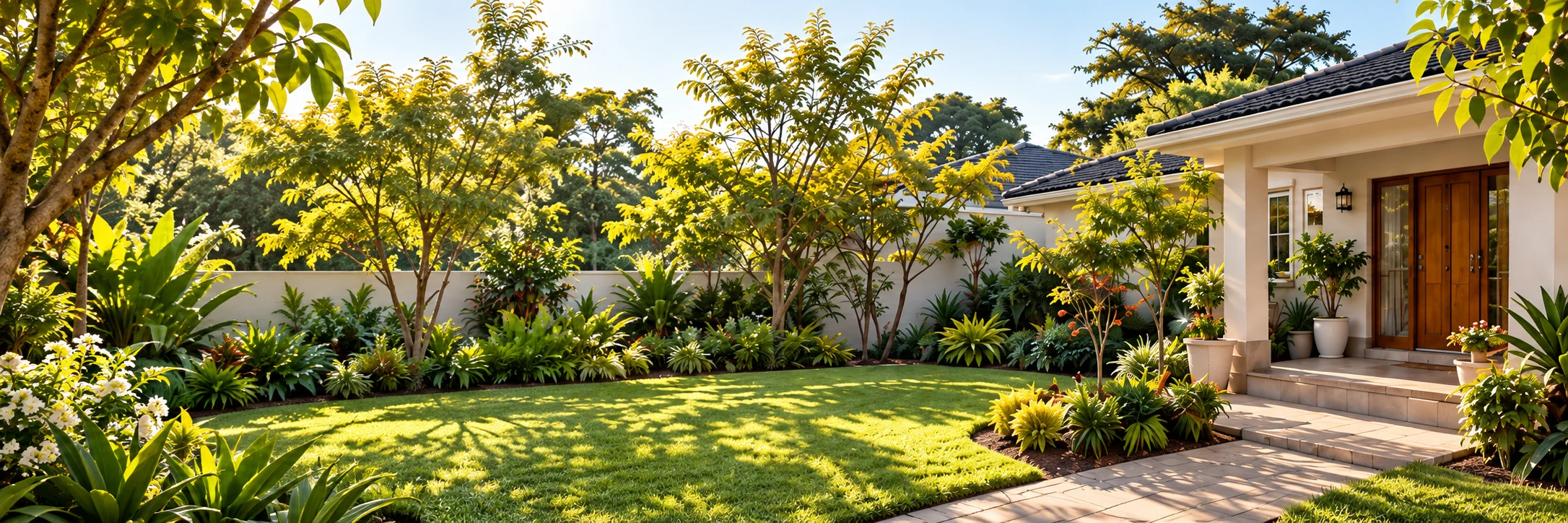 Illustrative image of a welcoming Harare home and garden